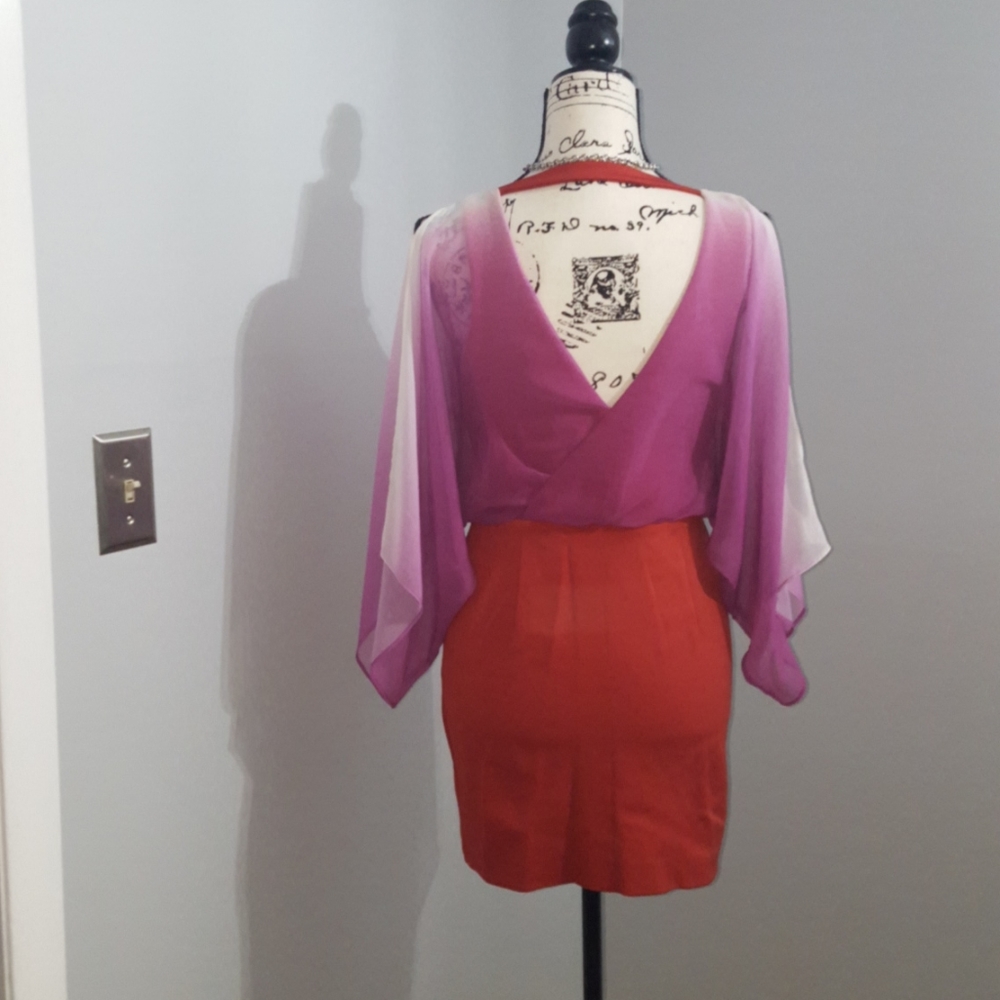 Bebe Color Block Dress - Picture 2 of 2